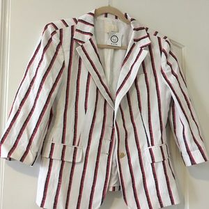 Band of Outsiders striped cotton blazer